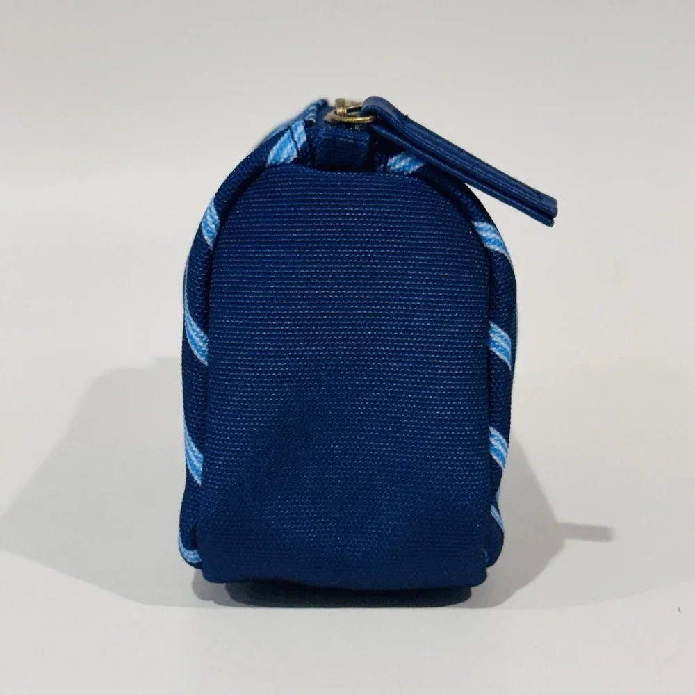 United Airlines‎ X Brooks Brothers Blue Striped Men's Shaving Travel Bag NWOT